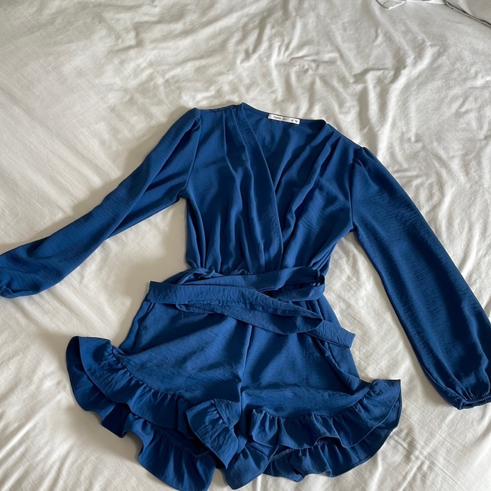 Blue romper